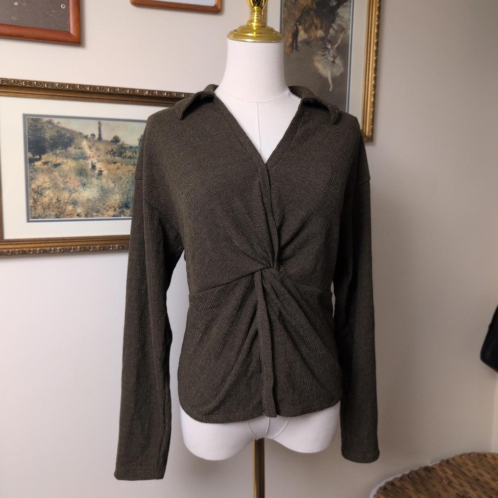 Madewell Taupe Knit Sweater